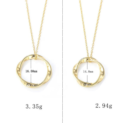 a comparison with measurements of different necklace sizes